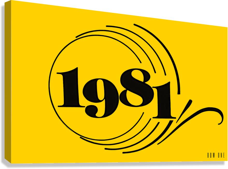 1981  Canvas Print