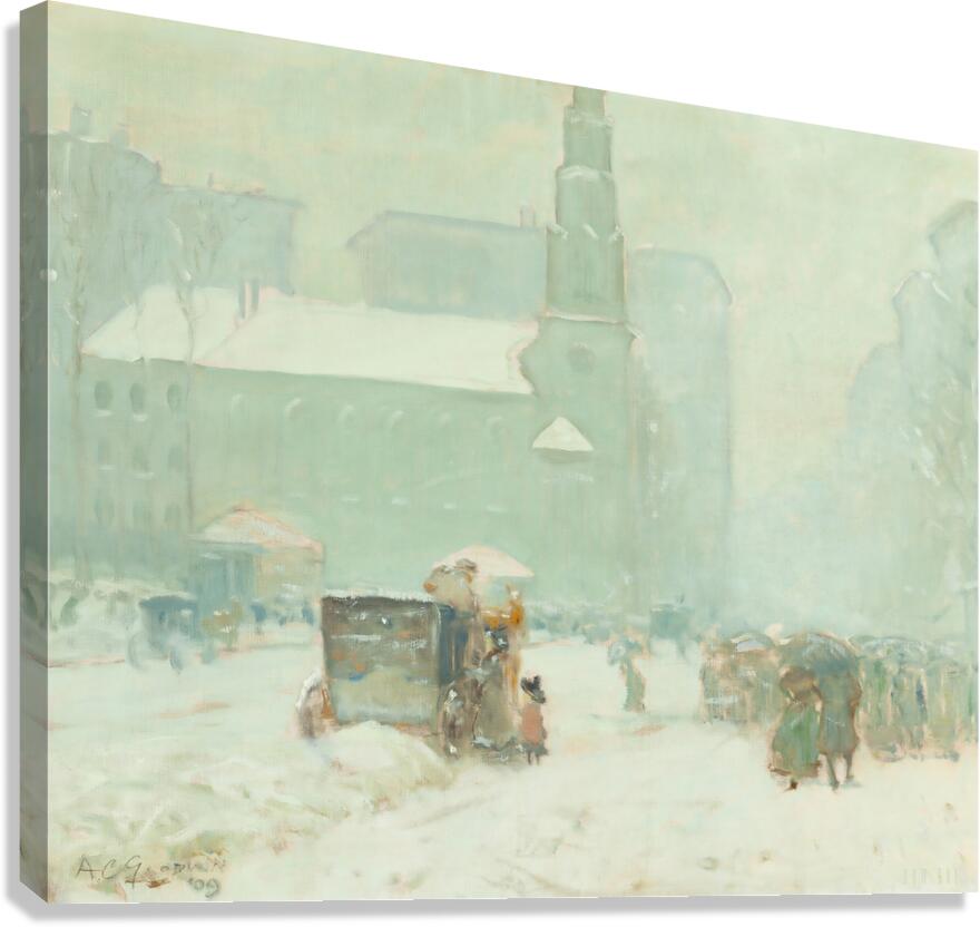 Park Street Boston 1909 Arthur Clifton Goodwin Am Canvas Print
