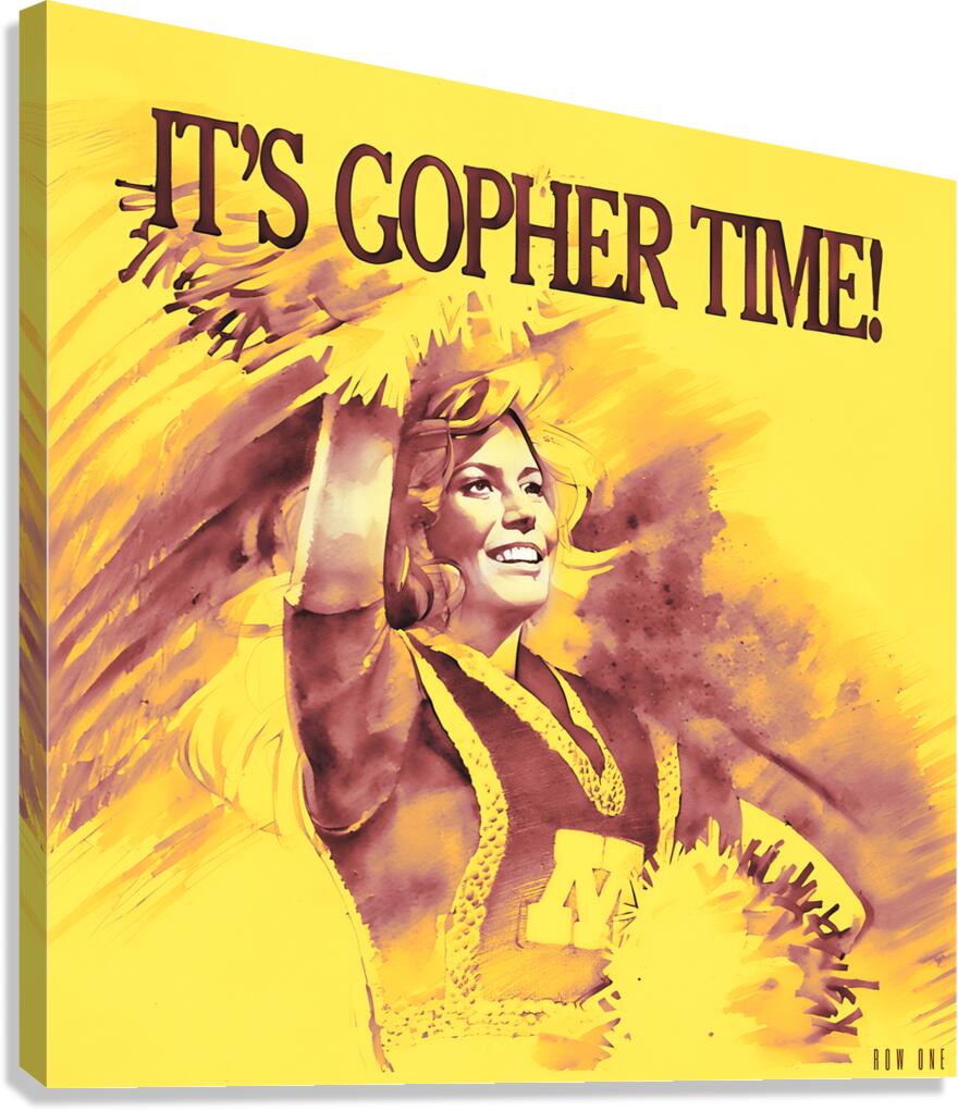 Its Gopher Time Canvas Print