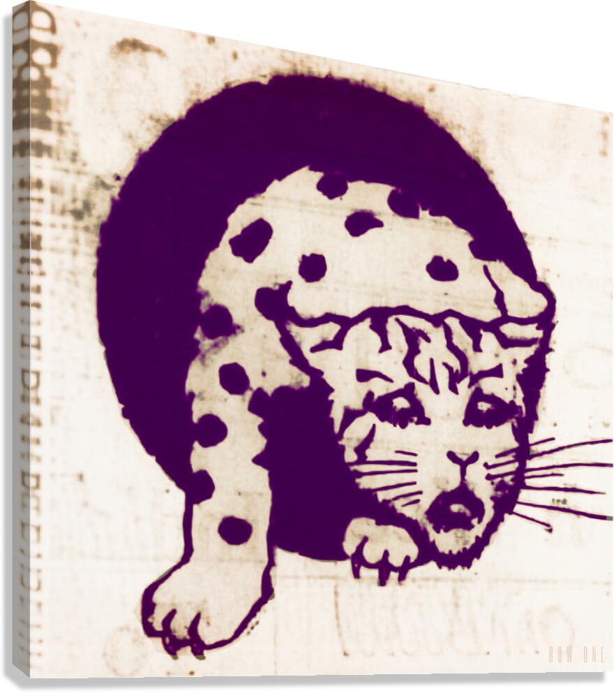 1930s kansas state wildcat art Canvas Print