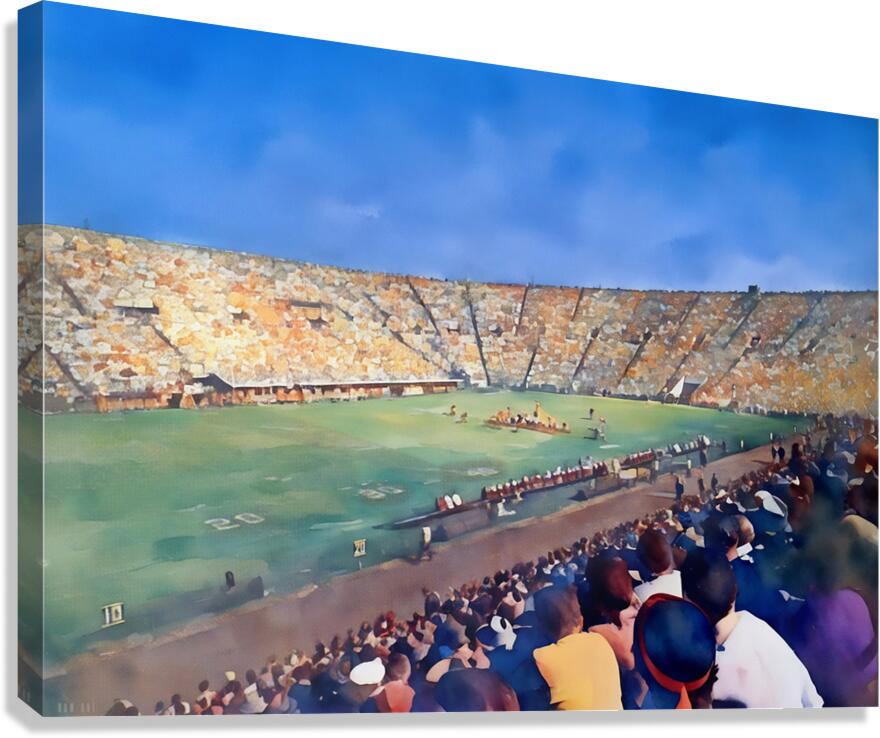 1956 tennessee football gameday Canvas Print