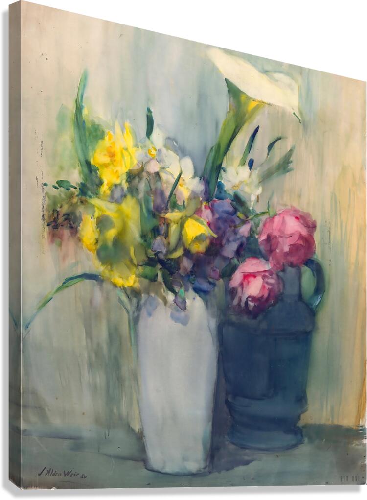 1880 Flowers  Canvas Print