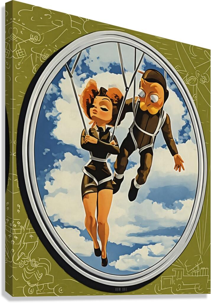 1941 Esky Cartoon Art Canvas Print