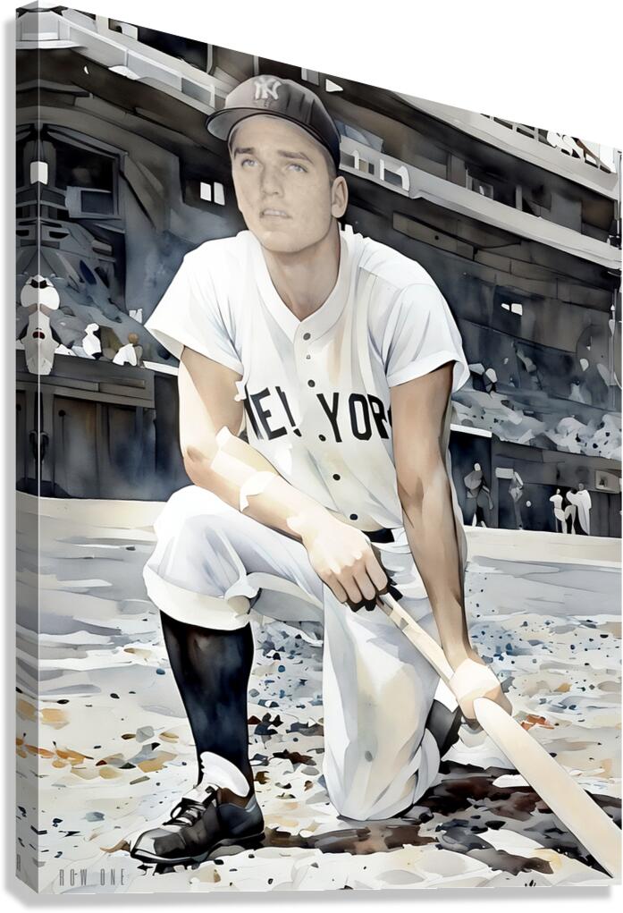 1963 roger maris art Canvas Print