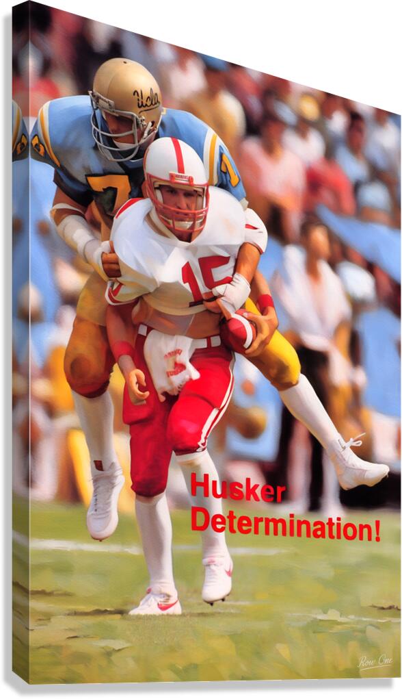 Husker Determination Canvas Print