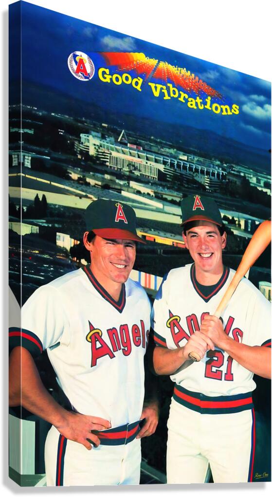 1988 California Angels Wall Art Canvas Print