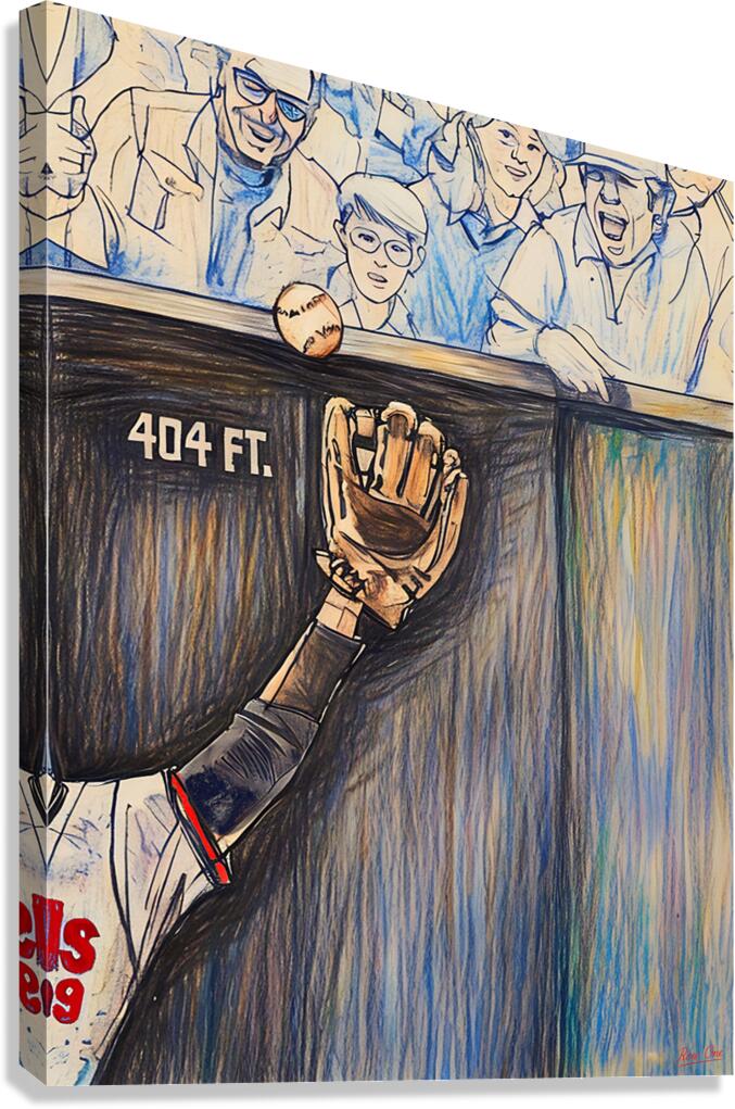 1980s California Angels Baseball Grab Canvas Print