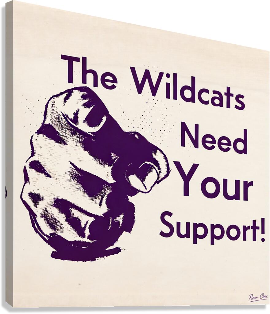 The Wildcats Need Your Support Canvas Print