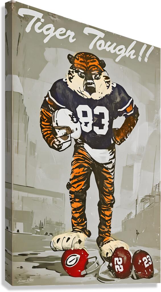 1984 Tiger Tough Canvas Print
