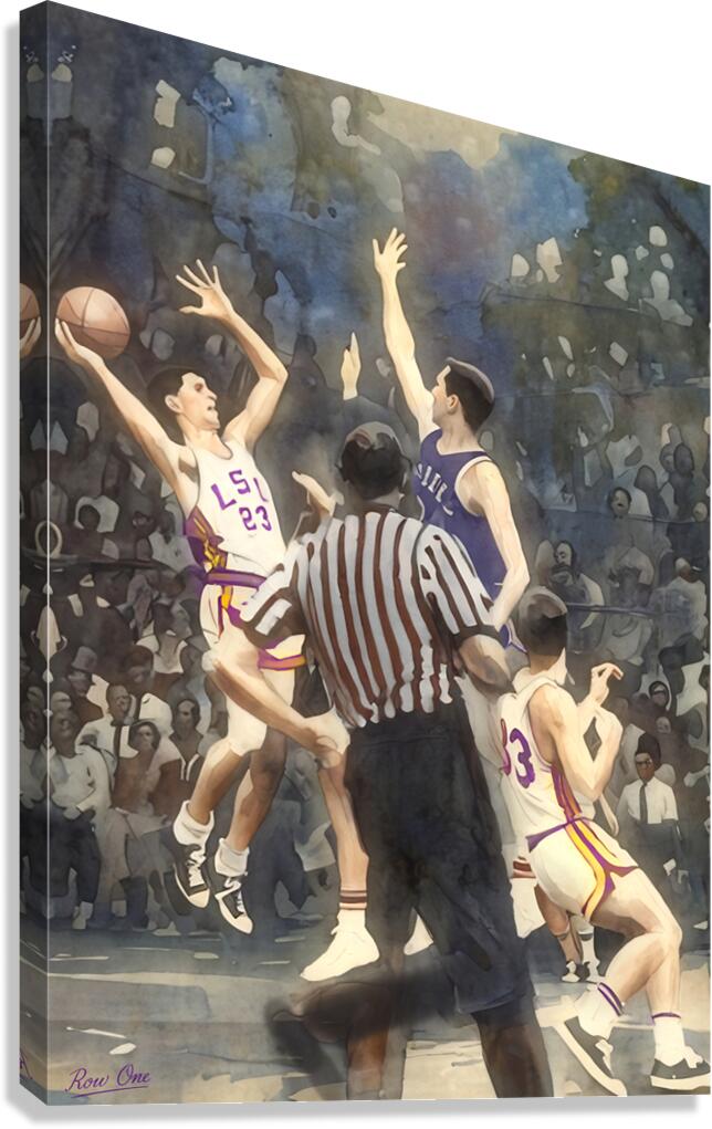 Pistol Pete Maravich Scores 48 Canvas Print