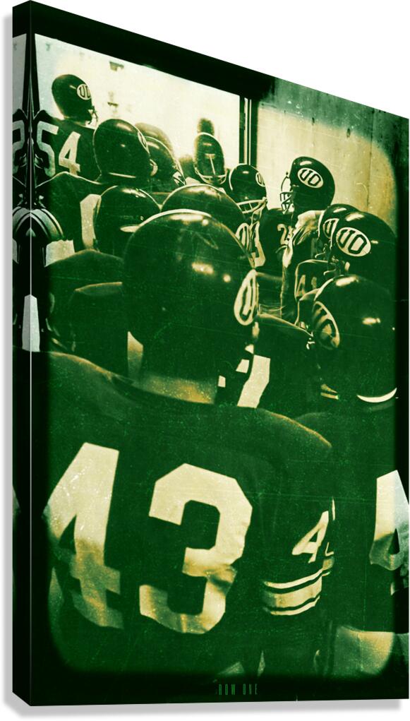 1968 Oregon Ducks Football Viewfinder Canvas Print