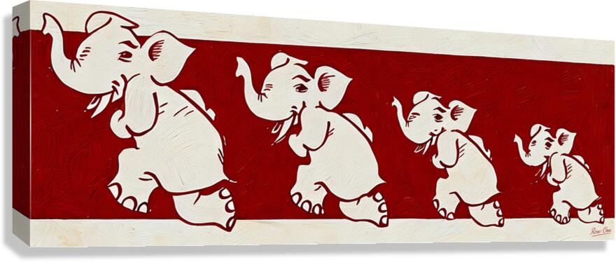 1982 Alabama Art Canvas Print