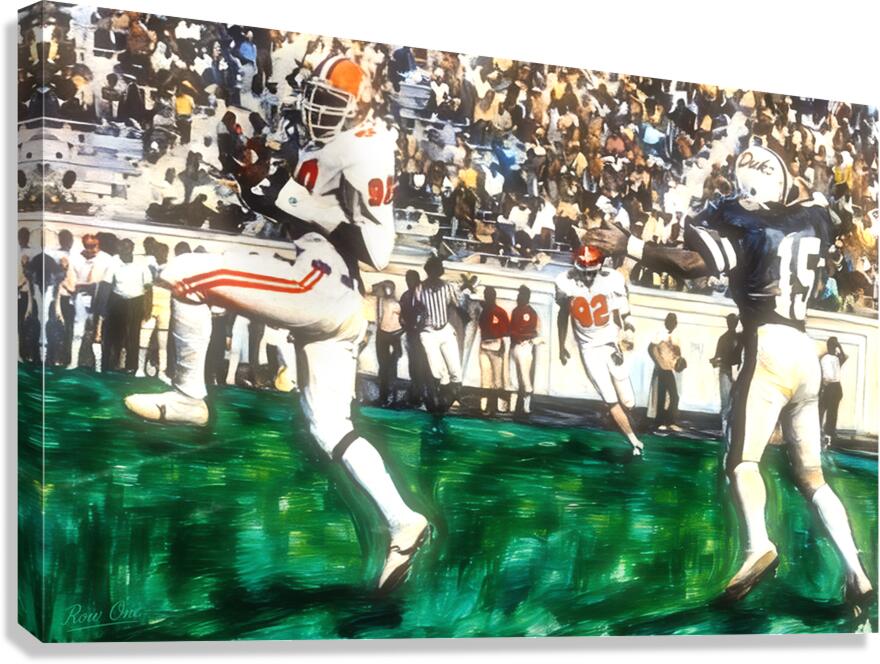 1981 Clemson Interception Canvas Print