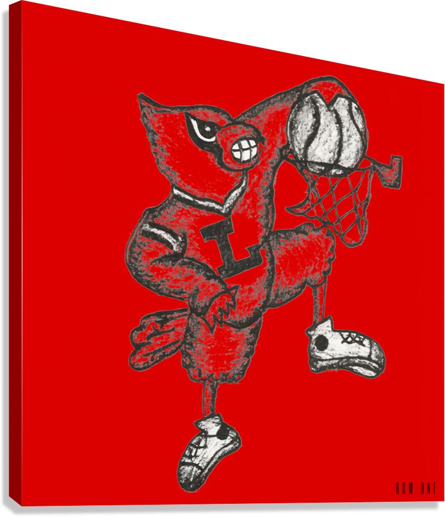 1981 Louisville Cardinals Basketball Art Canvas Print