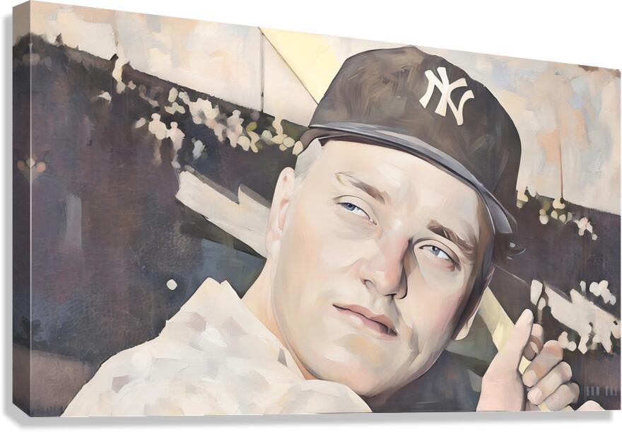 Roger Maris Yankees Art  Canvas Print