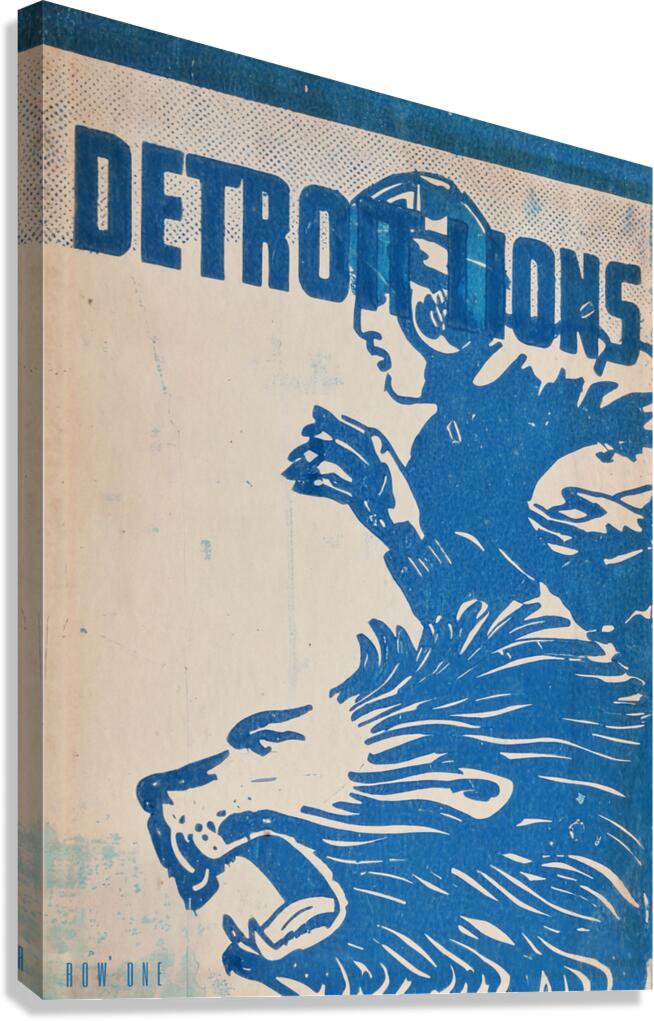 1946 Detroit Lions Art  Canvas Print