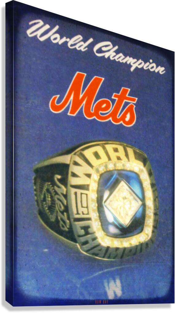 1986 New York Mets World Champion Art  Canvas Print