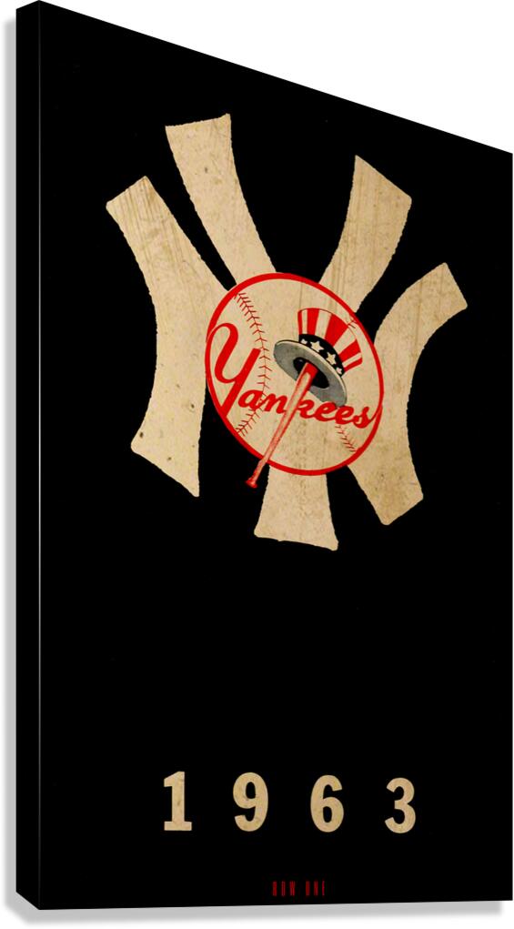 1963 New York Yankees Cover Art Viewfinder  Canvas Print