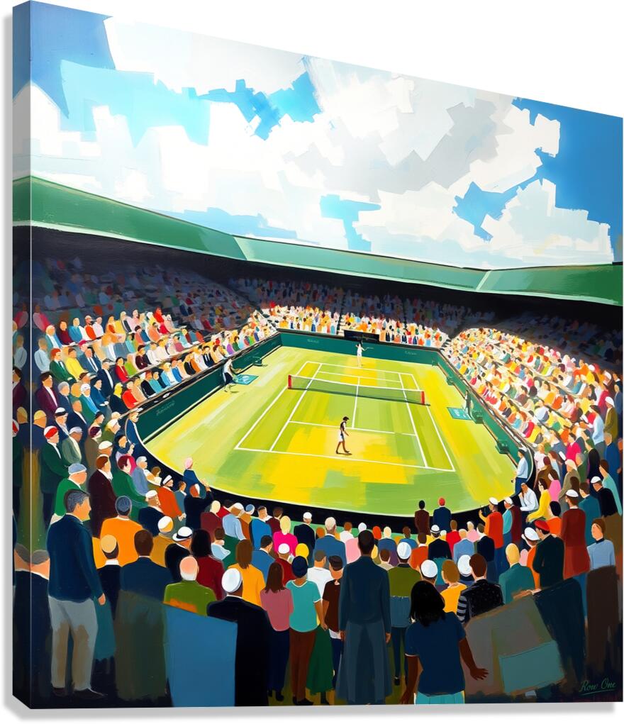 In Between Points Canvas Print