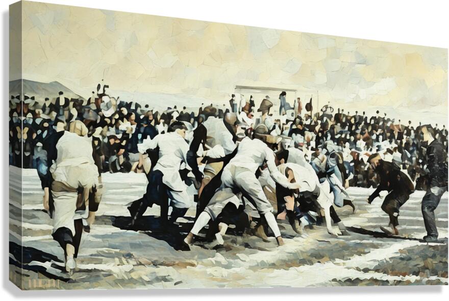 Early 1900s Colorado Buffaloes vs. Colorado College Tigers Canvas Print