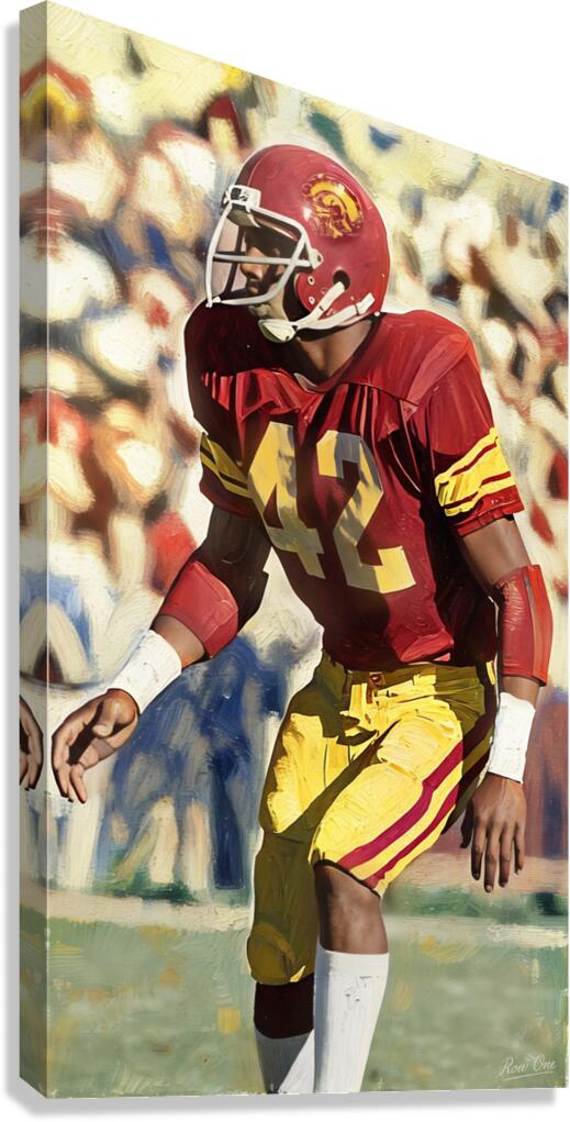 1978 USC Trojan Star Ronnie Lott Canvas Print