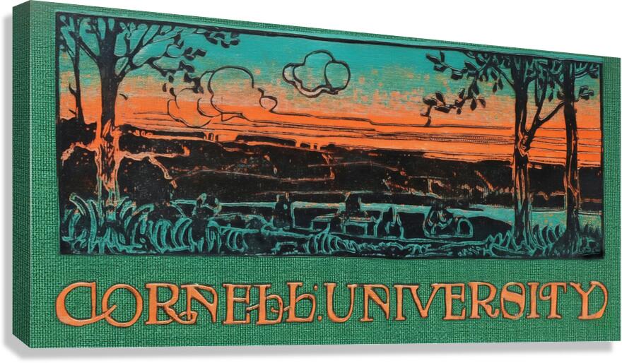 Early 1900s Cornell University Art Canvas Print