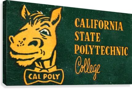 1955 California State Polytechnic Art  Canvas Print