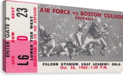 1963_College_Football_Air Force Boston College_Falcon