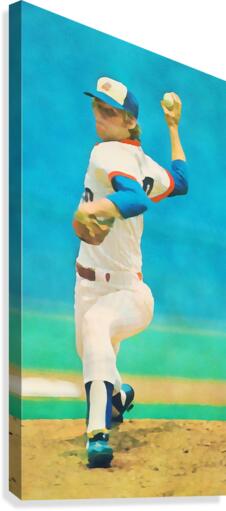 Vintage Atlanta Braves Baseball Wall Art_Atlanta Home Decor Ideas for Sports Fans Canvas Print