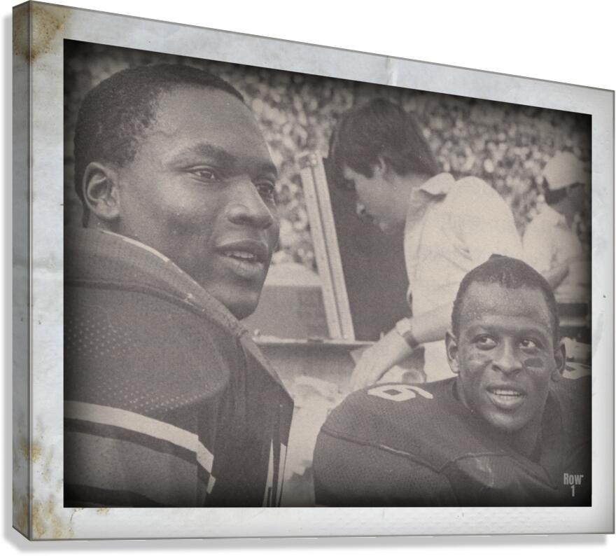 1982 Bo Jackson Auburn Football Photo Art Canvas Print