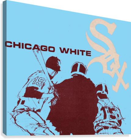Chicago White Sox Baseball Poster Fine Art Canvas Print