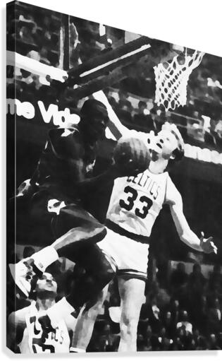 Michael Jordan Reverse Canvas Print