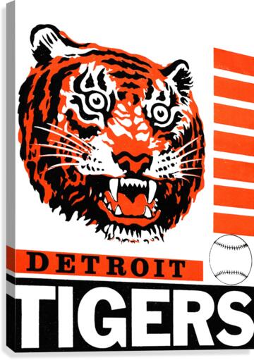 1964 Detroit Tigers Art Canvas Print