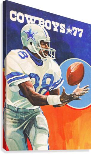 1977 Dallas Cowboys Art by Row One Brand Wall Art
