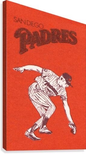 1988 san diego padres retro Canvas Print