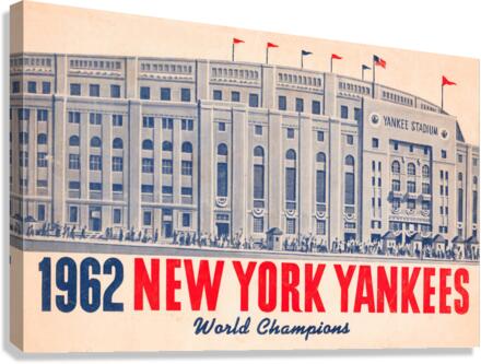 1962 new york yankees world champions Canvas Print