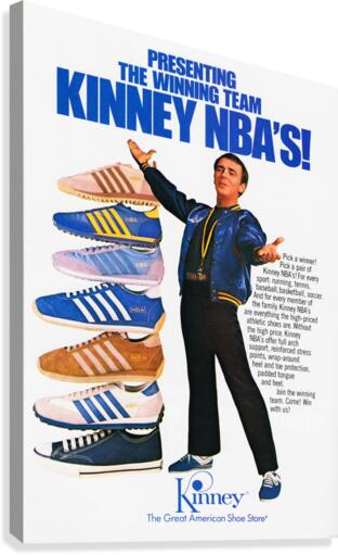 1979 Kinney NBA Shoes Ad Canvas Print