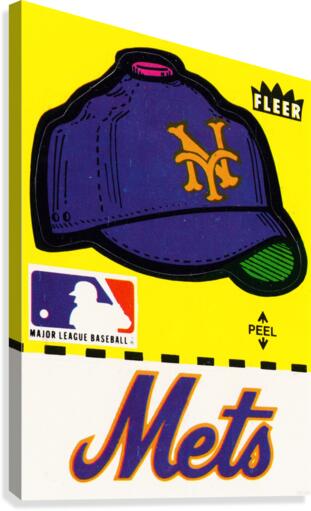 1981 New York Mets Fleer Decal Art Canvas Print