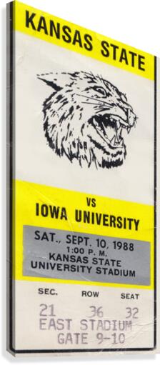 1988 Kansas State vs. Iowa Canvas Print