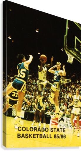 1985 Colorado State University Basketball Canvas Print