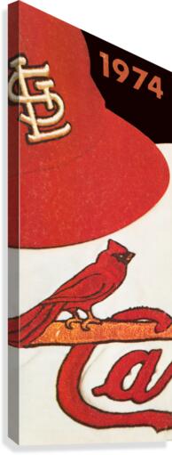1974 St. Louis Cardinals Baseball Hat Art Canvas Print