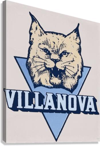 Vintage Villanova Wildcats Art Canvas Print
