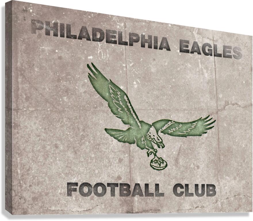 1974 Philadelphia Eagles Football Club Vintage Art Canvas Print