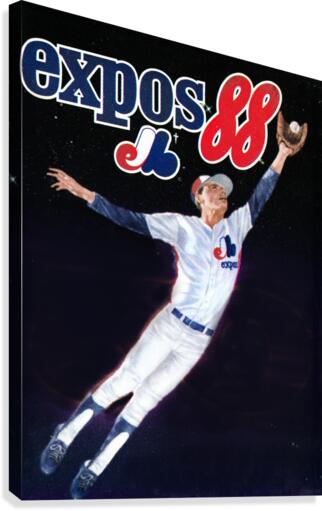 1988 Montreal Expos Poster Canvas Print