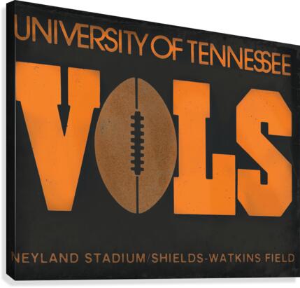 1979 Tennessee Vols Football Ticket Remix Canvas Print