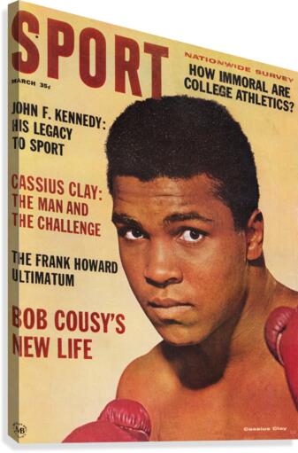 1964 Sport Magazine Muhammad Ali Cover Canvas Print