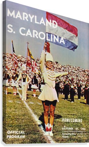 1962 Maryland vs. South Carolina Canvas Print