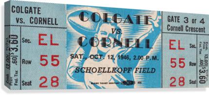 1946 Colgate Red Raiders vs. Cornell Big Red Canvas Print