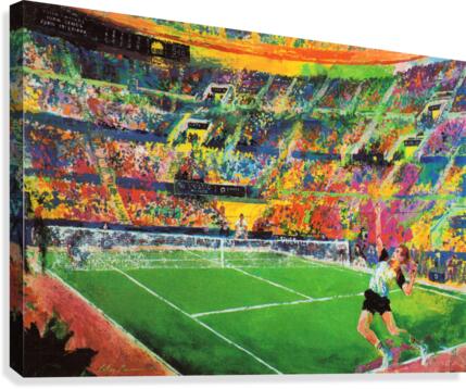 1984 John McEnroe vs. Ivan Lendl Tennis Art Canvas Print