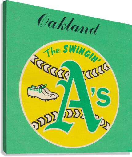 1978 Oakland Athletics Metal Sign Canvas Print